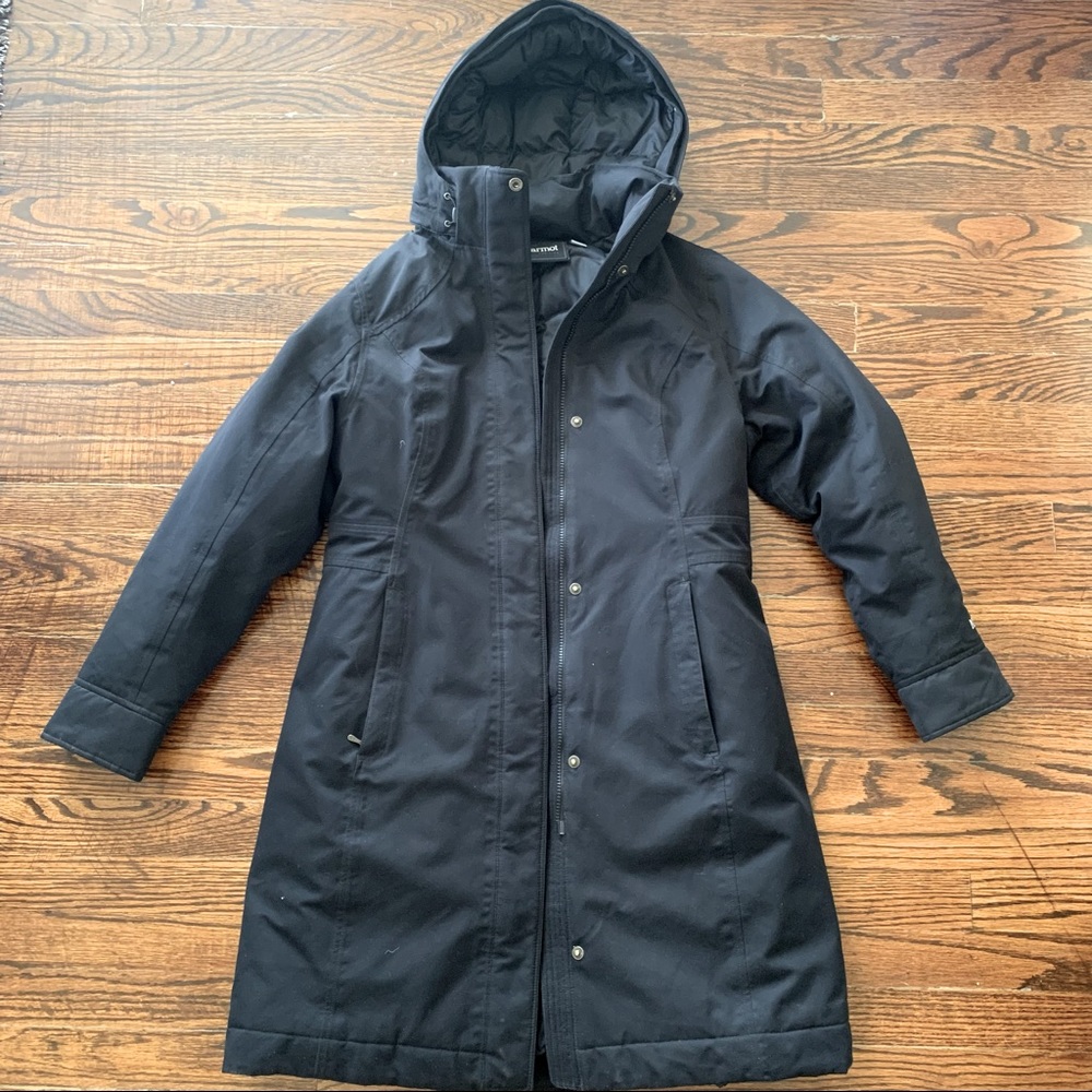 Marmot Down Winter Coat | Black | Size M